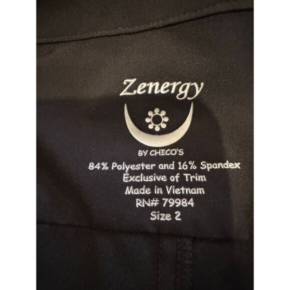 NWT Chico’s Zenergy Neema Summer Sport Dress with Hood – Size 2 (M/10–12) – Blac - Picture 10 of 16